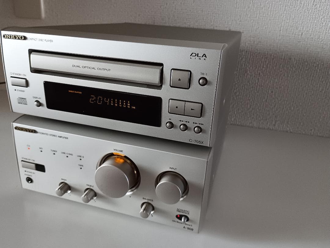 ONKYO INTEC 205 A-909 C-705X アンプ CD ☆☆☆☆