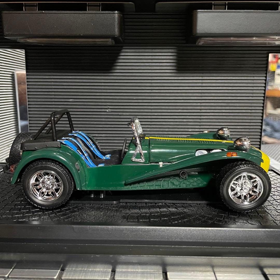 絶版未展示品 京商 1/18 ケータハム スーパーセブン イエローライン