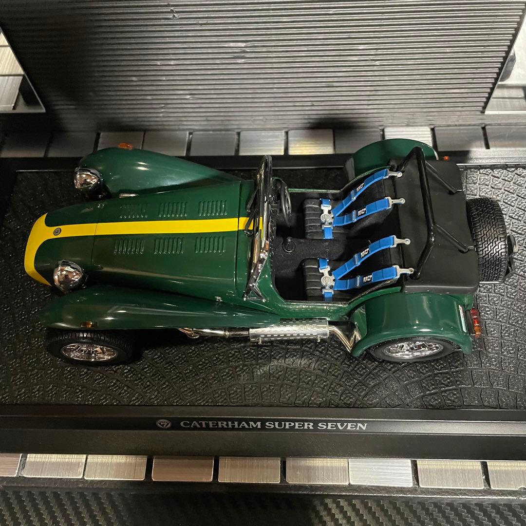 絶版未展示品 京商 1/18 ケータハム スーパーセブン イエローライン
