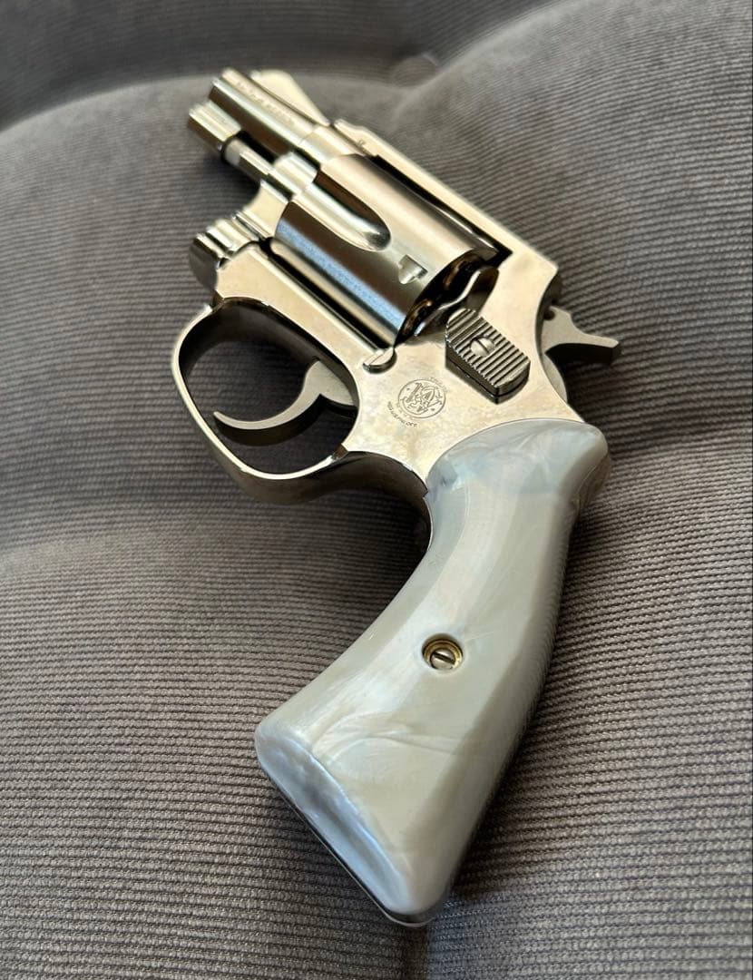 【タナカ】S&W M36 チーフ トラビスモデル ニッケルフィニッシュ ガスガス