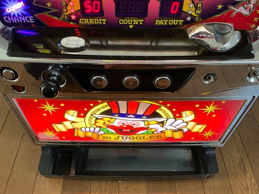 ニューアイムジャグラーEX-C 筐体本体 5号機 メダル不要機付き