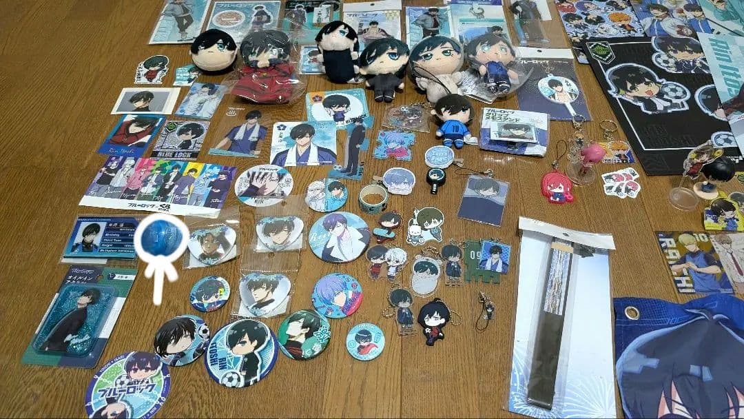 ブルーロック糸師凛他キャラクターグッズ大量まとめ売り(新品・未開封あり)