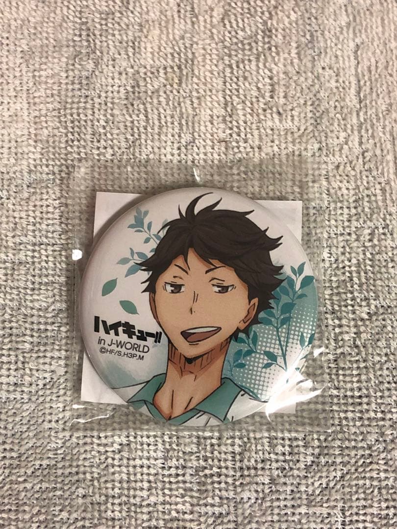 【短期出品】ハイキュー 及川 缶バッジ J-WORLD