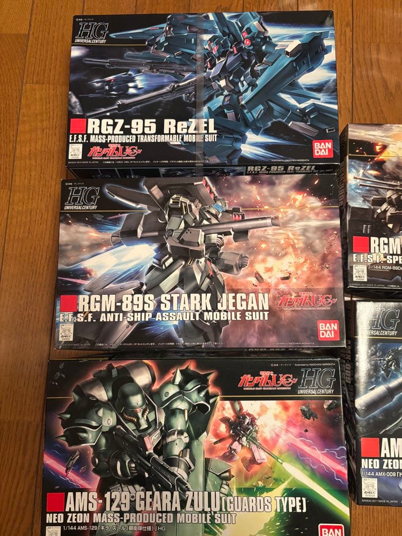 ガンダムユニコーン、水星の魔女プラモデル　16点セット