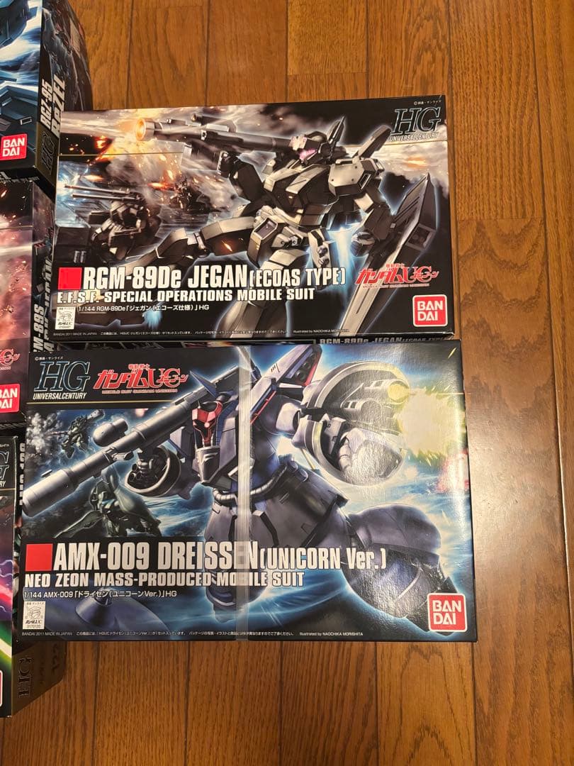 ガンダムユニコーン、水星の魔女プラモデル　16点セット