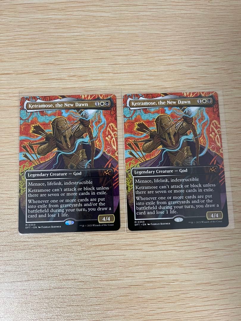 【ボーダーレス】新たな夜明け、ケトラモーズ 英語版 2枚セット