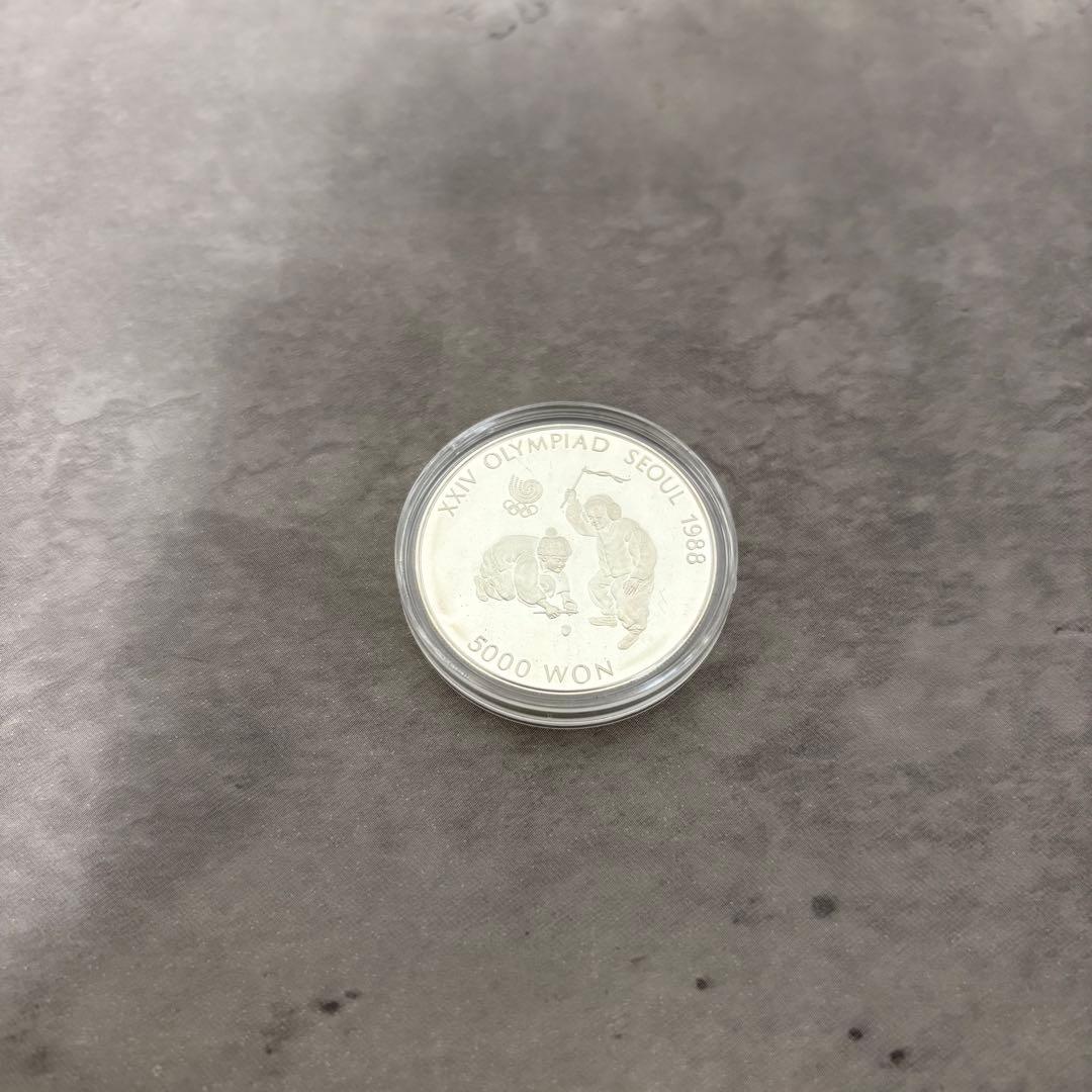 1988年 ソウルオリンピック　銀　記念メダル　10000ウォン　5000ウォン
