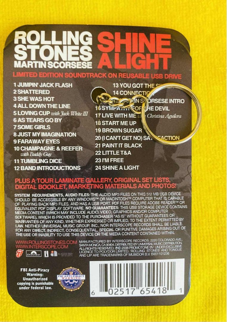 【コレクターズアイテム】 USBメモリー ローリング・ストーンズ1499
