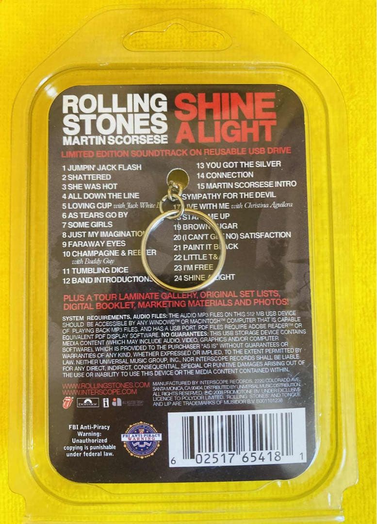 【コレクターズアイテム】 USBメモリー ローリング・ストーンズ1499
