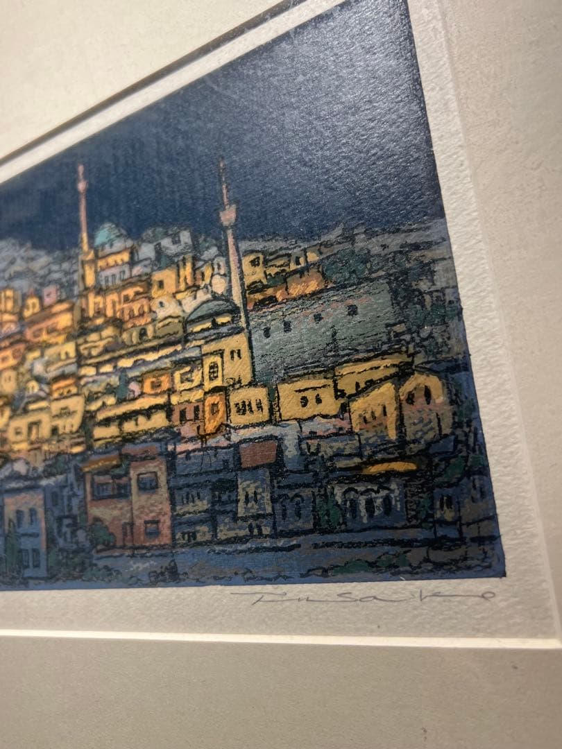 現代アート【夜景】lithograph 限定36