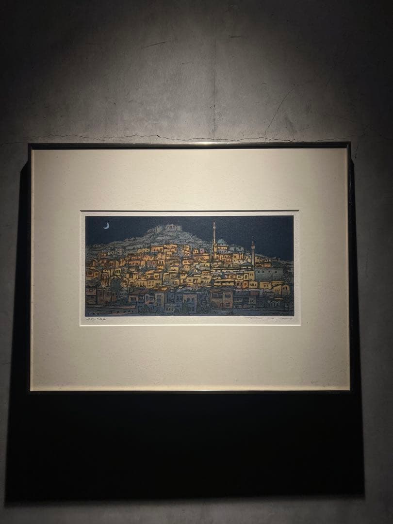 現代アート【夜景】lithograph 限定36