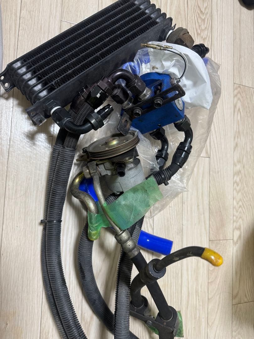 L880KコペンオイルクーラーセットSKIDオイルブロック　フィルタ移設