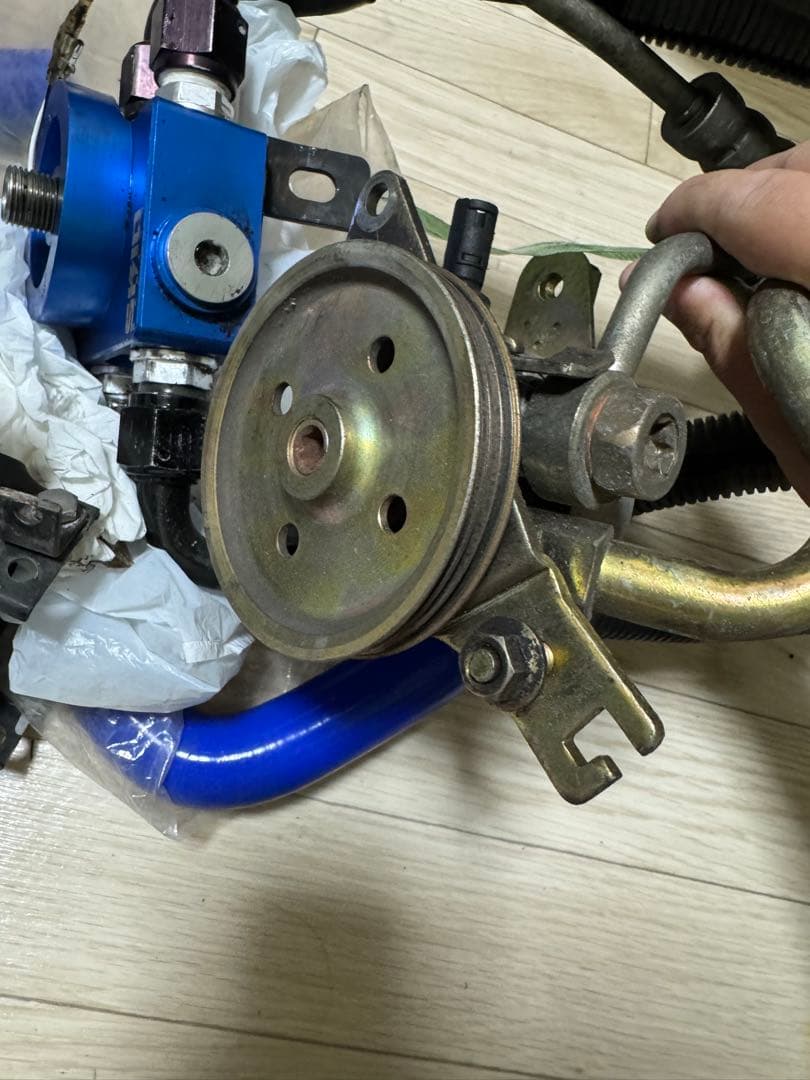 L880KコペンオイルクーラーセットSKIDオイルブロック　フィルタ移設