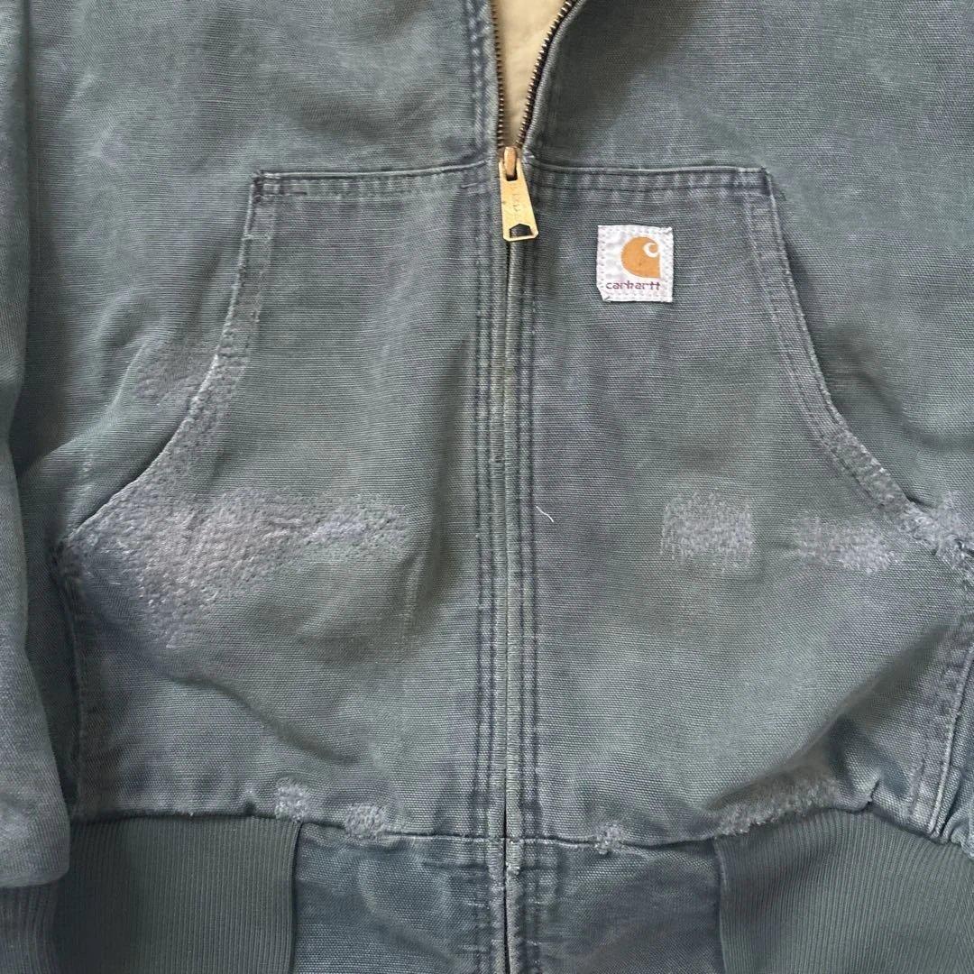 カーハート　アクティブジャケット　モスグリーン　デトロイト　サンタフェ