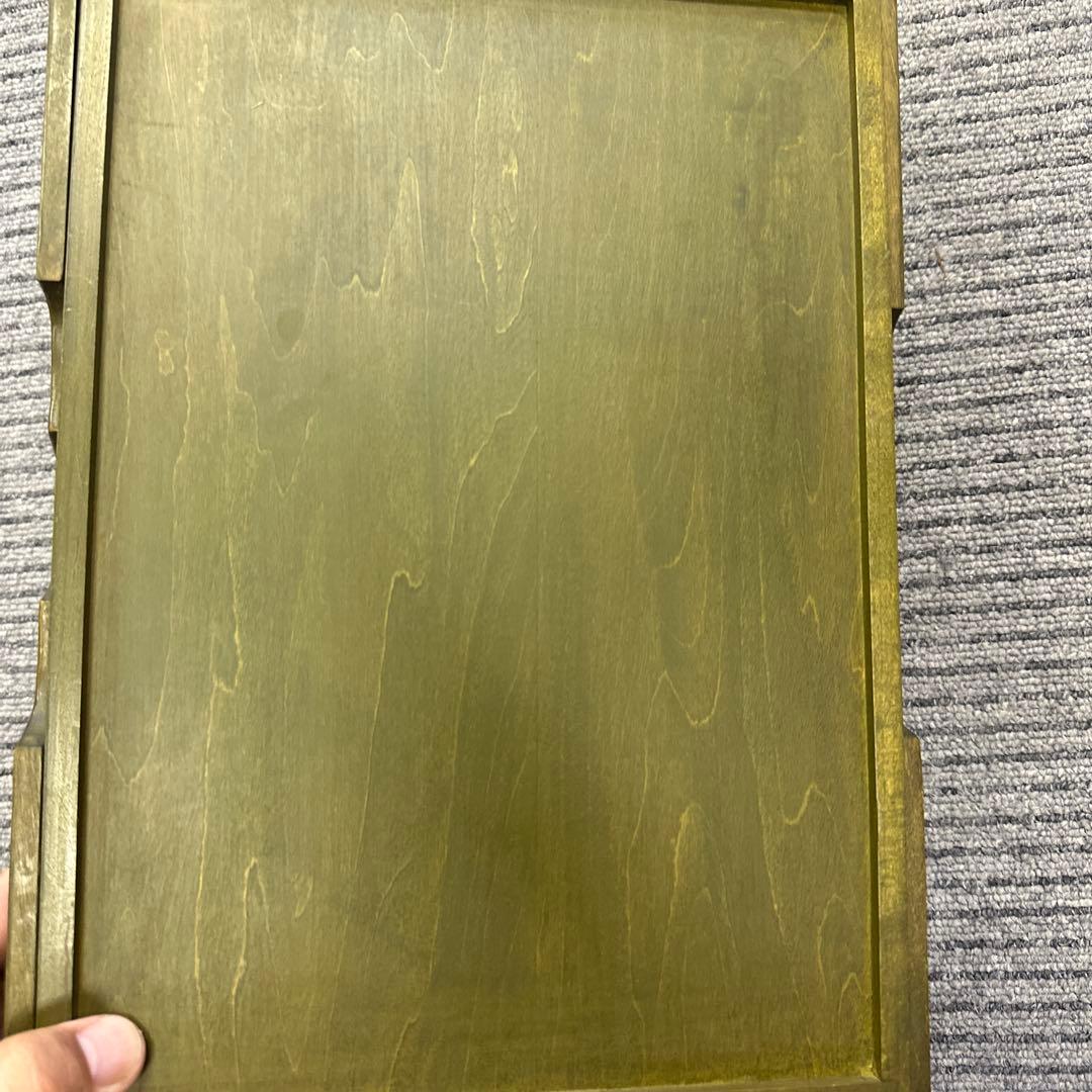 鎌倉彫，烏城彫，植物彫刻の漆器文箱