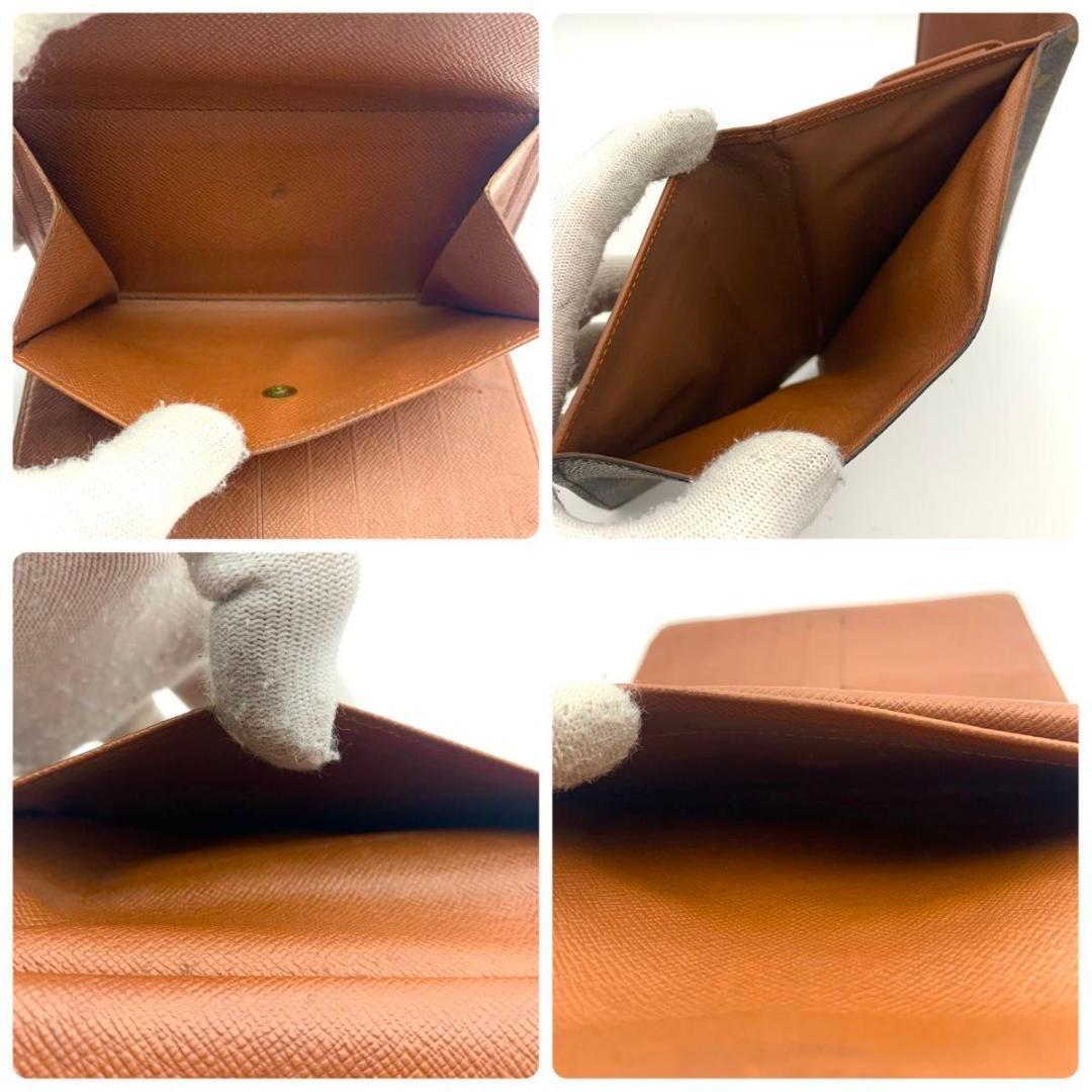 鑑定済み ルイヴィトン ポルトトレゾール エテュイ パピエ 三つ折り 財布