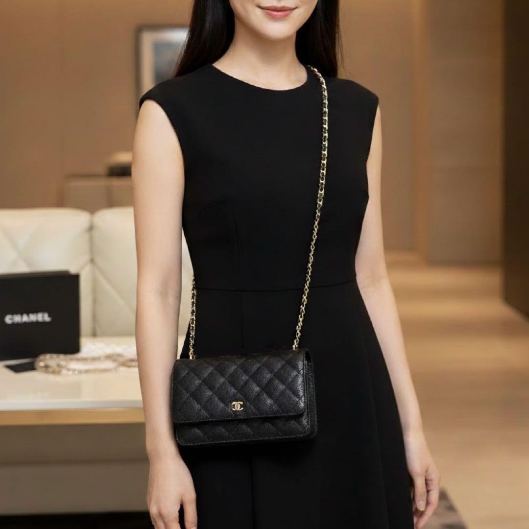 CHANEL ブラック　ショルダーバッグ　新品未使用　ノベルティ　24時間以内配