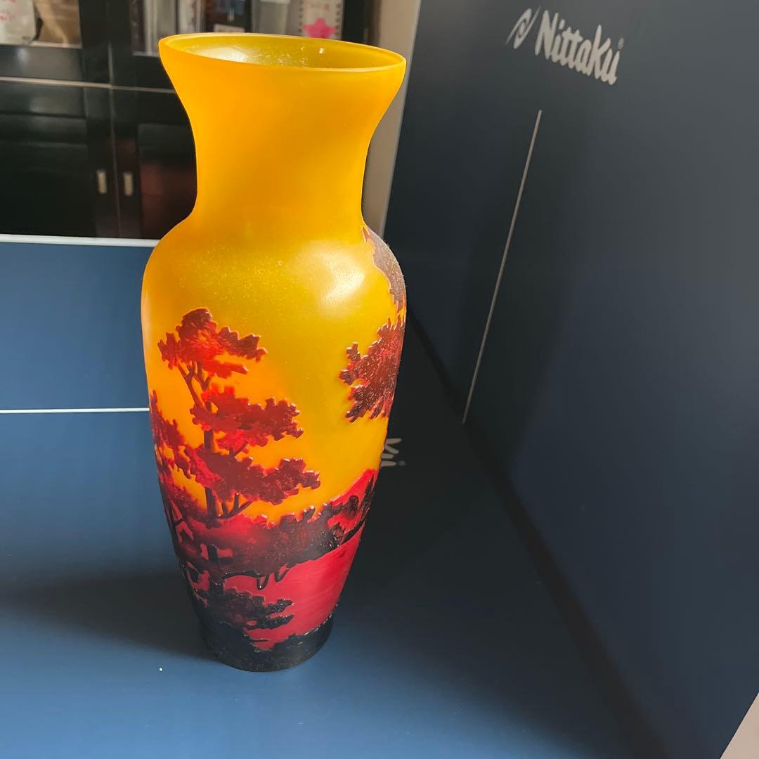 グラデーションガラス花瓶 高さ30cm