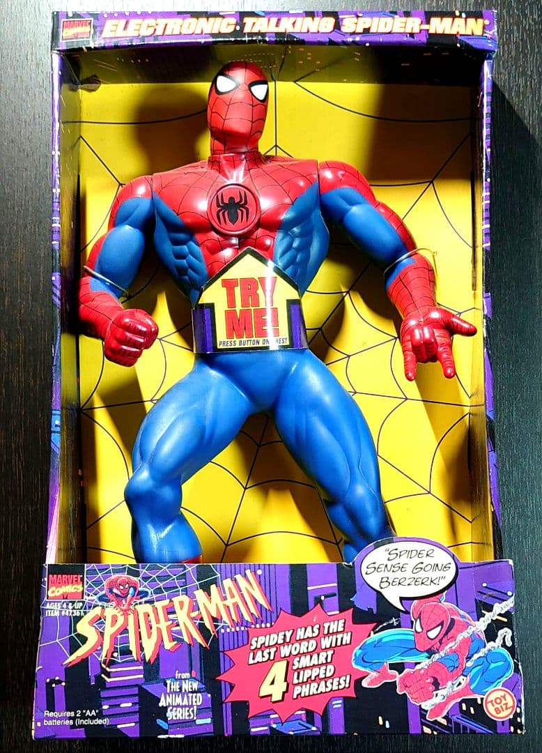 【U3】トイビズ スパイダーマン 15インチ エレクトロニックトーキング