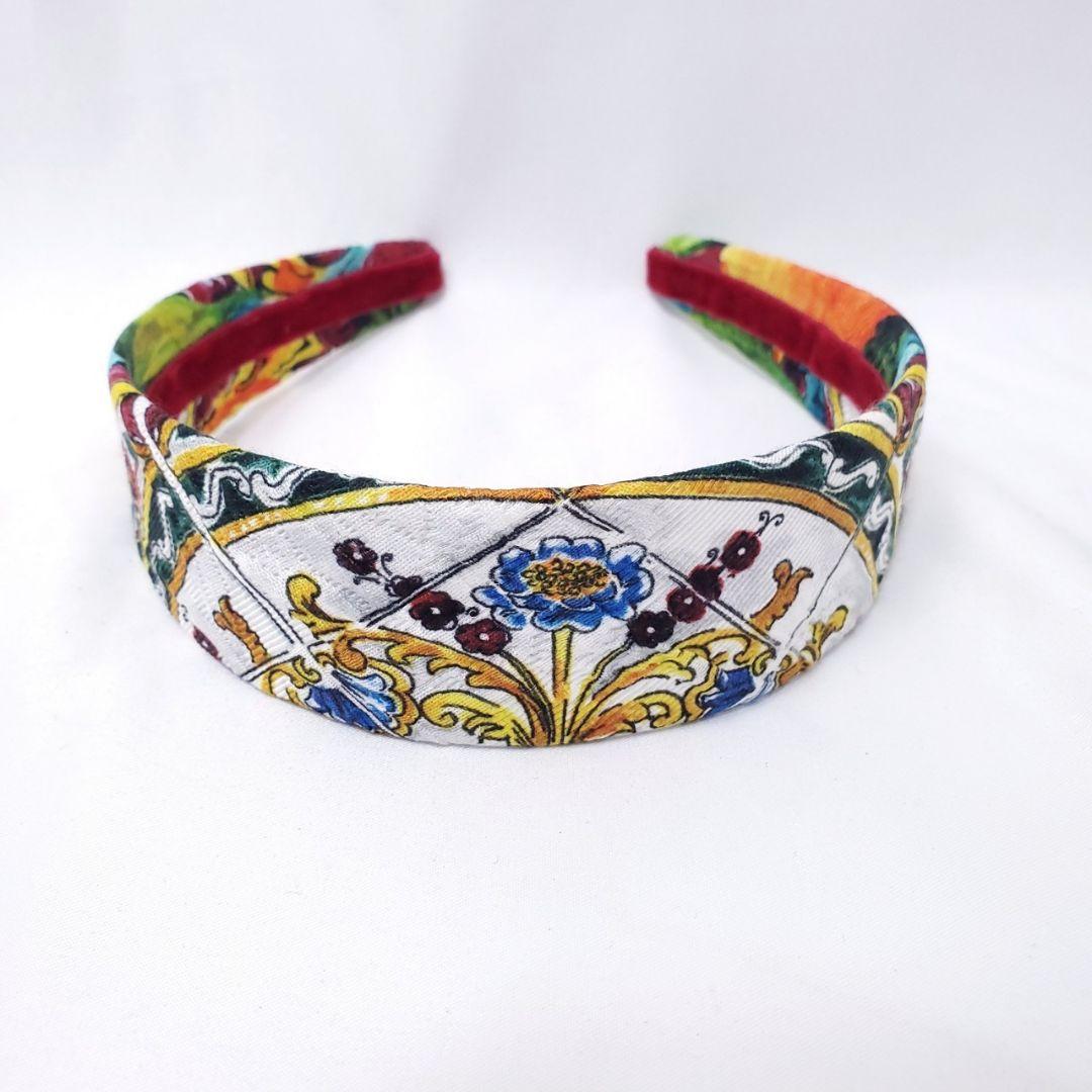 希少美品✨ドルチェ&ガッバーナ マヨリカ柄 カチューシャ