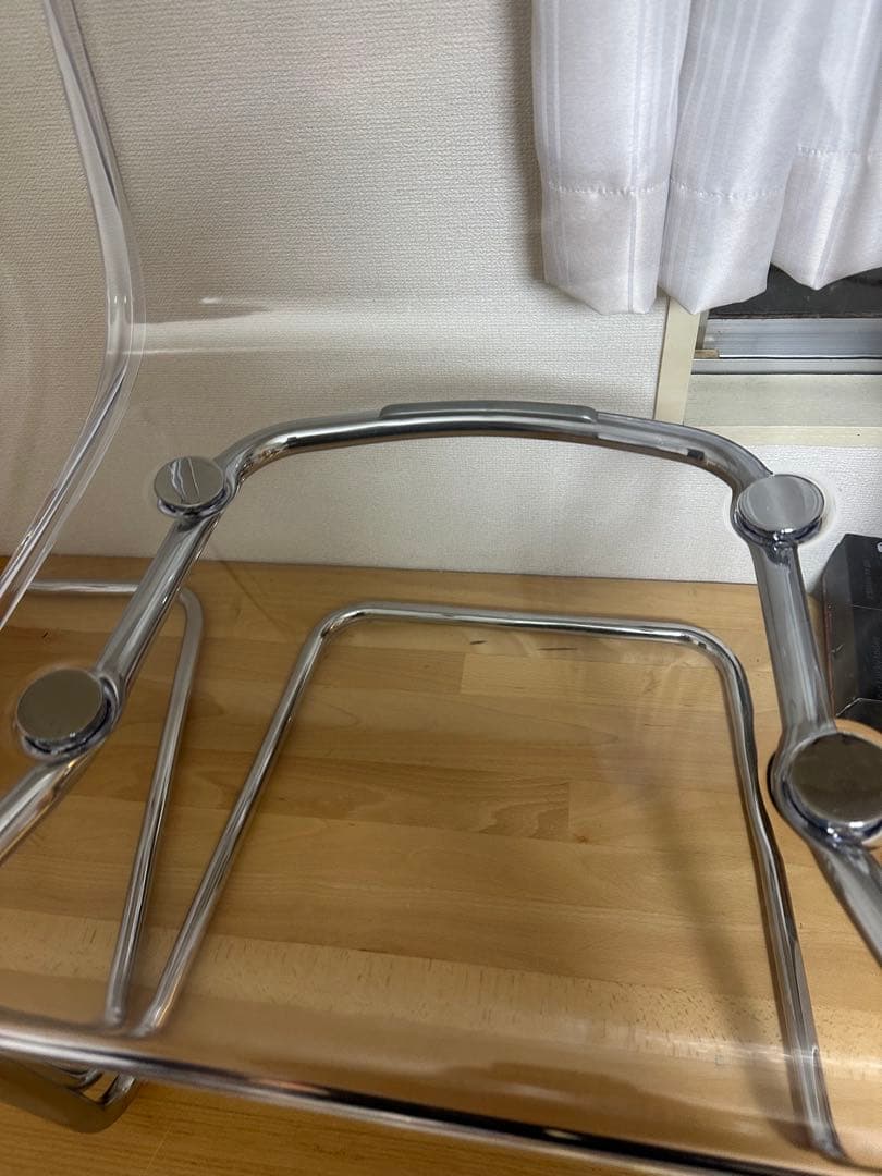 2脚　IKEA イケア TOBIAS トービアスチェア クロムメッキ チェア