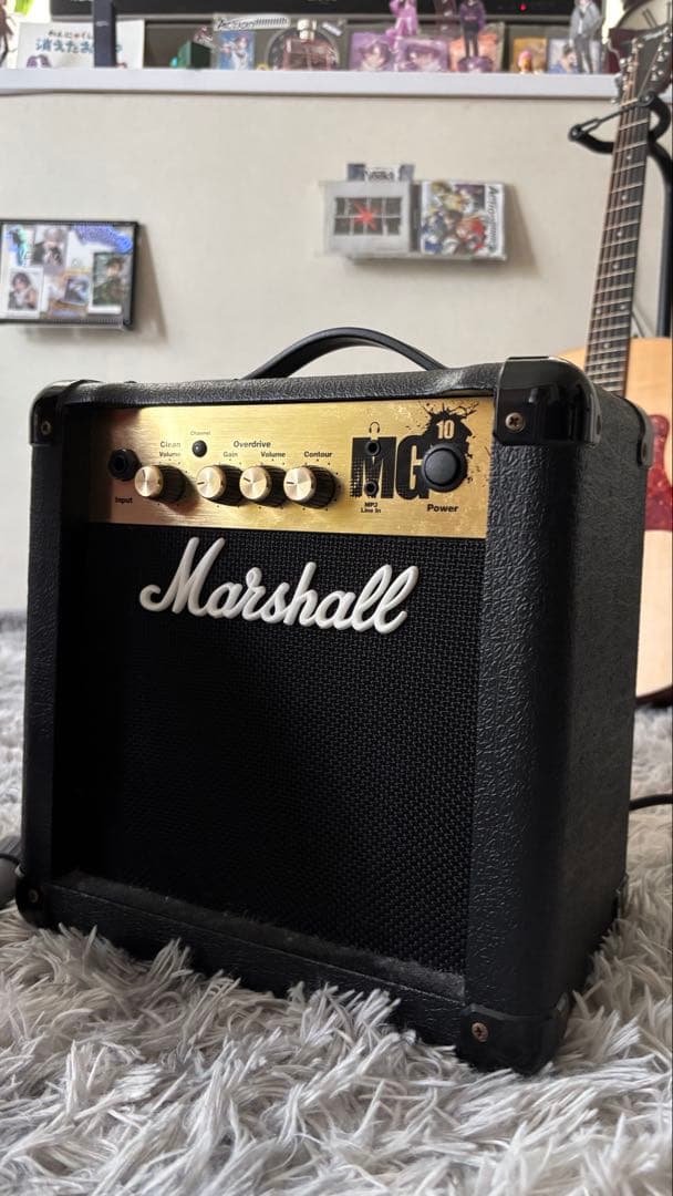 Bacchus ミニエレキ Gs Mini＆Marshall アンプ MG10