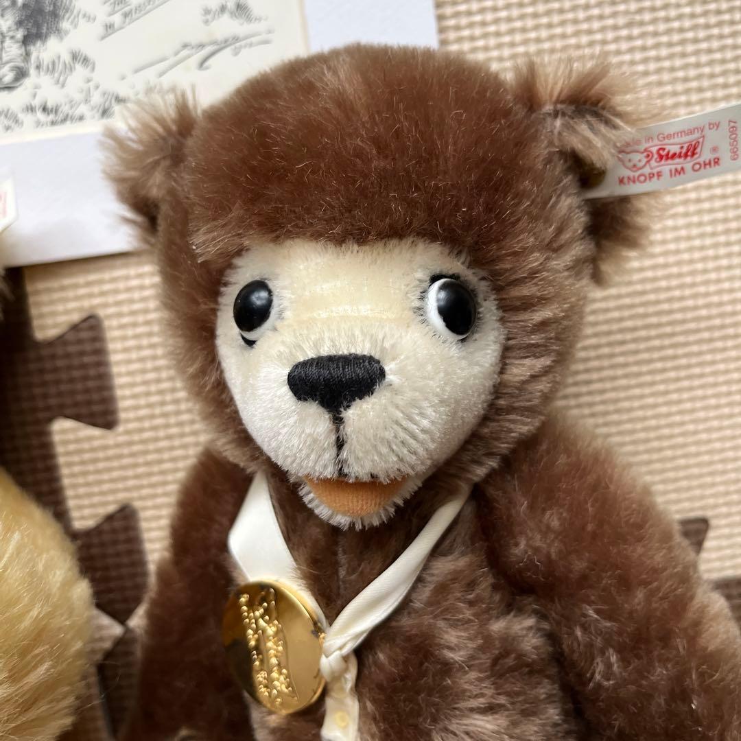 シュタイフ ルーズベルト大統領＆ベア　テディベア　色紙セット