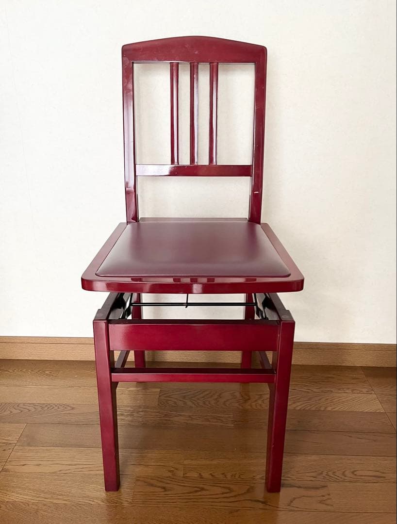 YAMAHA ヤマハ アップライトピアノ グランドピアノ 椅子 ワインレッド 赤