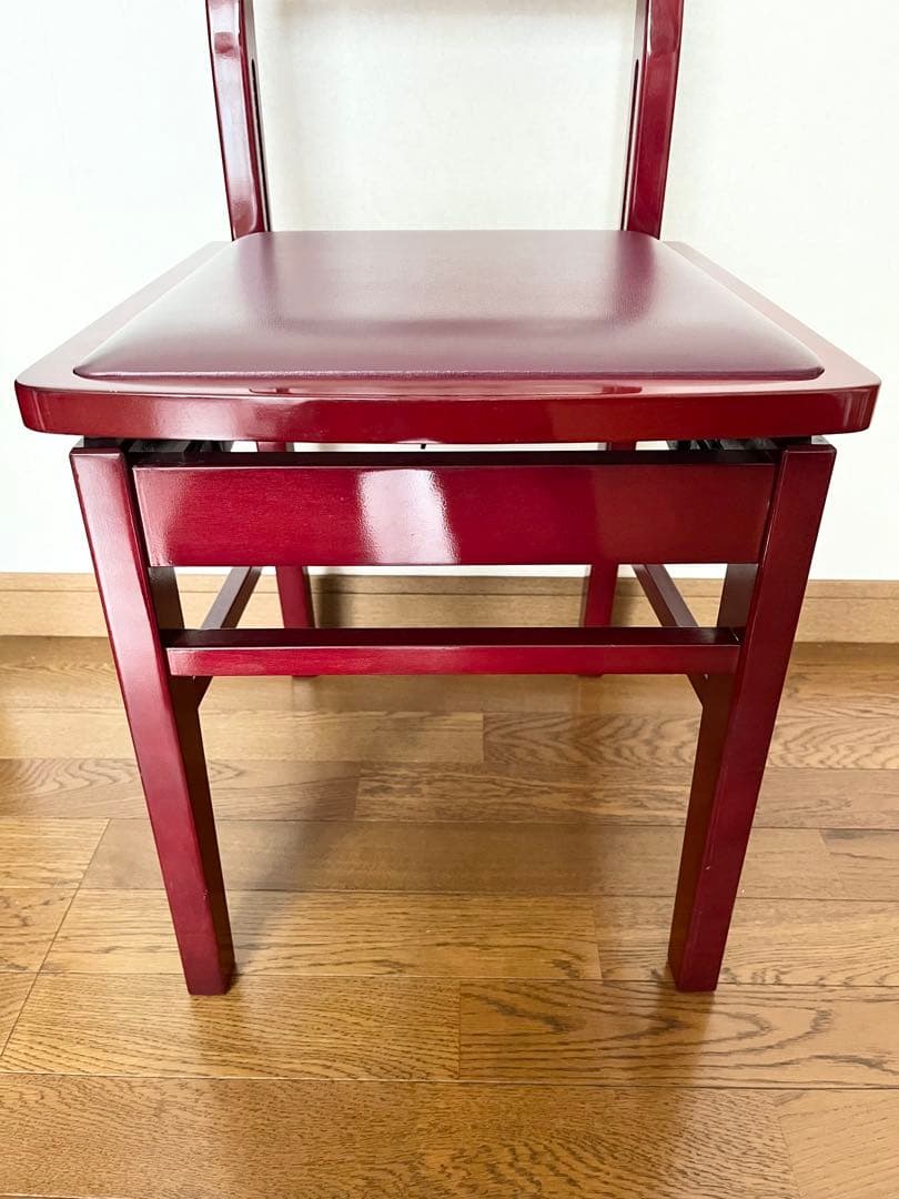 YAMAHA ヤマハ アップライトピアノ グランドピアノ 椅子 ワインレッド 赤