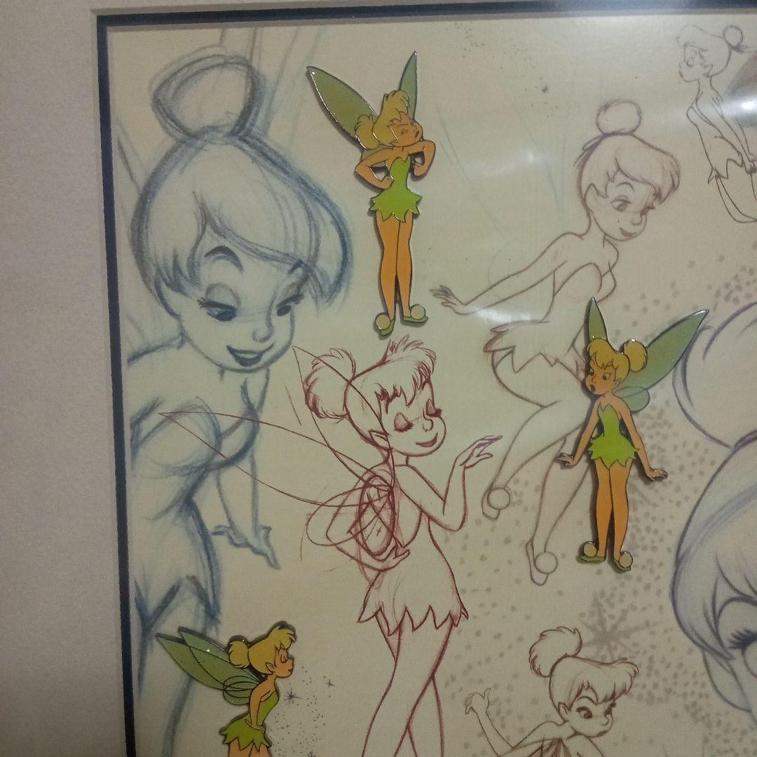 【激熱】ティンカーベル　フレームピンセット　（framed pin set）