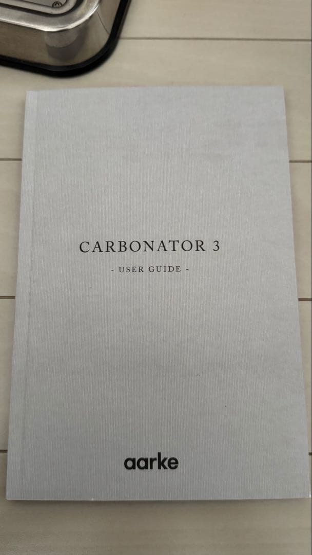 【aarke】 CARBONATOR 3 炭酸水メーカー