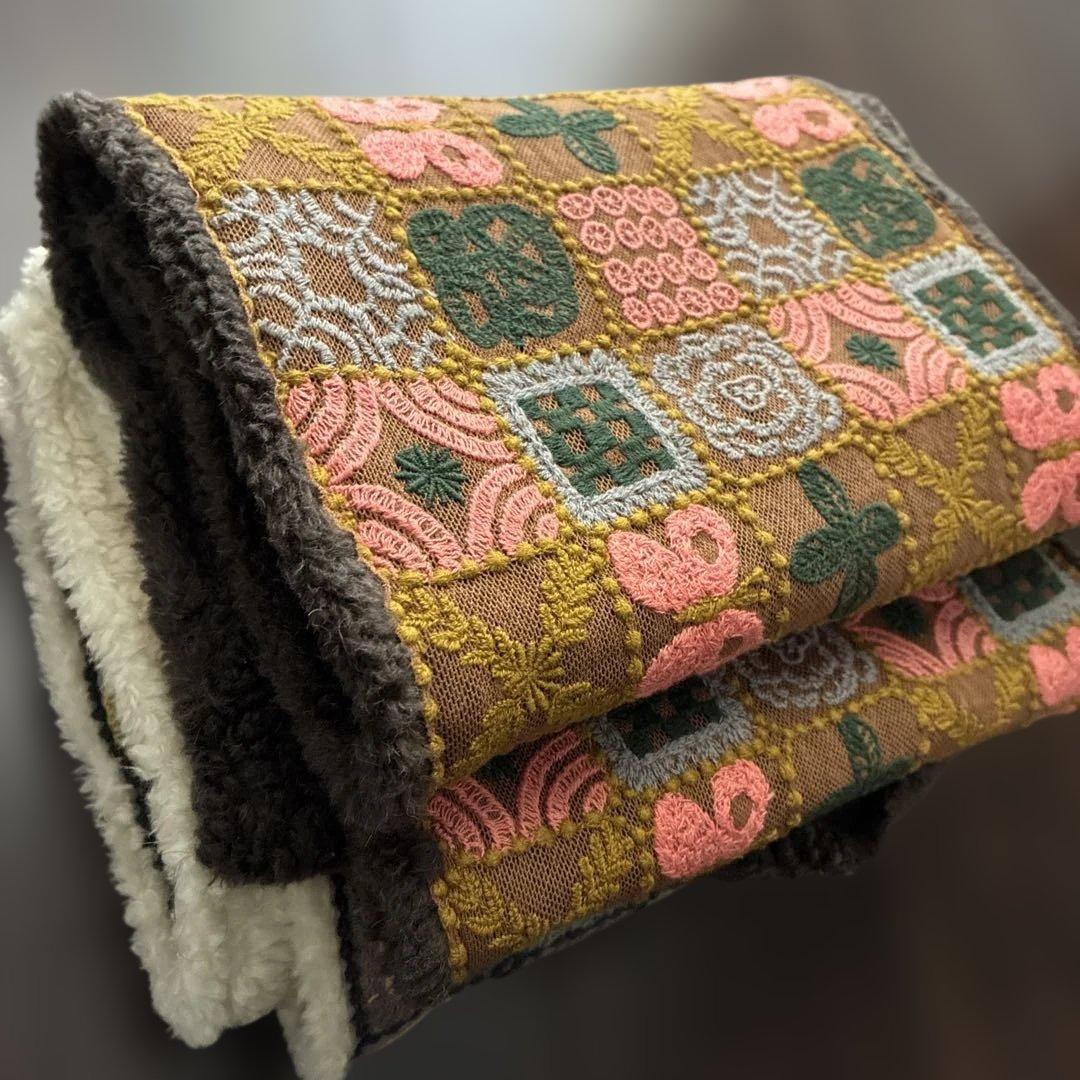 レア！　貴重！　ミナペルホネン　マフラー　forest tile 2色