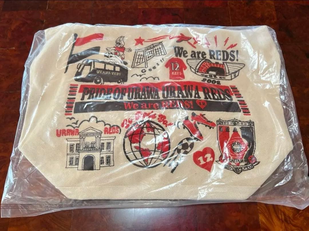 浦和レッズ　刺繍トートバッグ