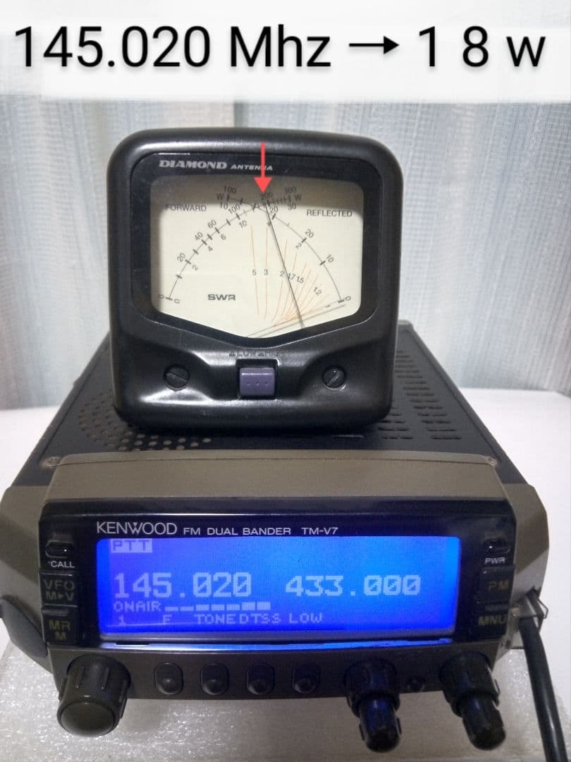 ケンウッド製　TM-V7 (145/433) 20 / 20 w　動作品