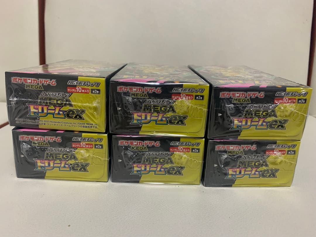 ポケモン MEGAドリームex 新品未開封BOXシュリンク付　6BOX