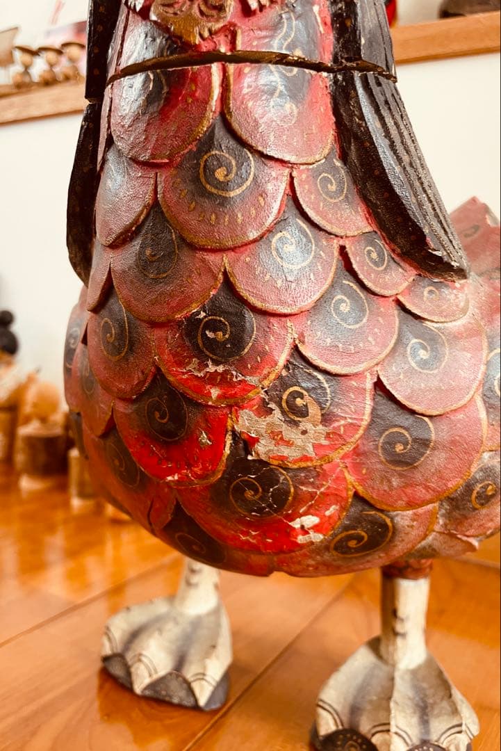 貴重！インドネシアガルーダ 職人手作りヴィンテージ