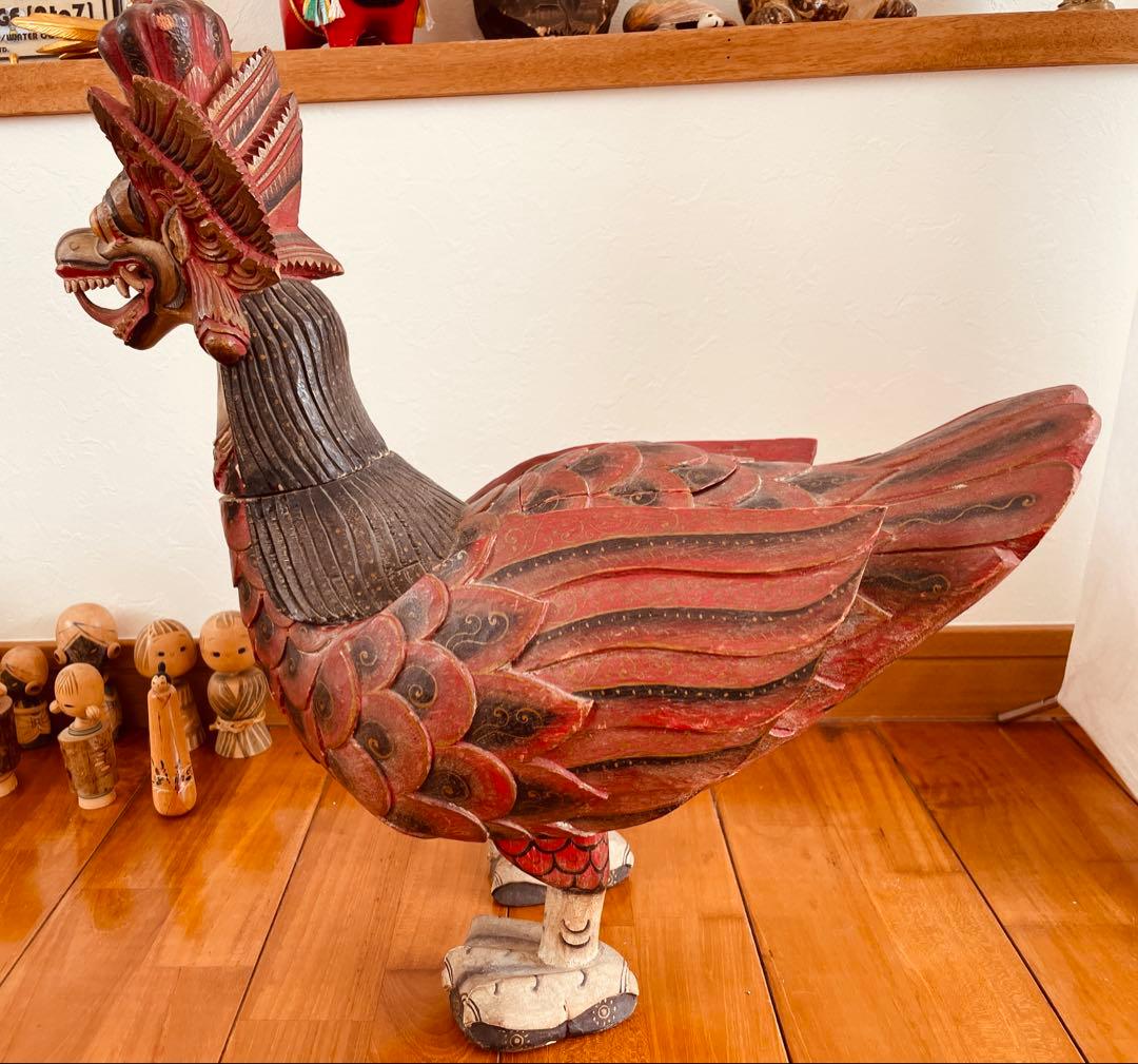 貴重！インドネシアガルーダ 職人手作りヴィンテージ