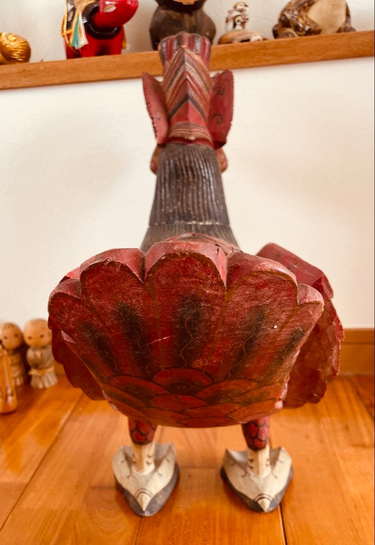 貴重！インドネシアガルーダ 職人手作りヴィンテージ