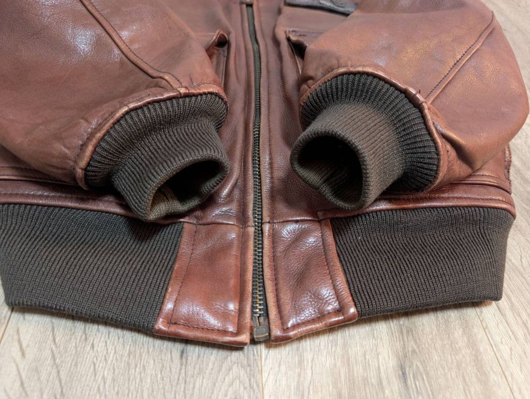 80S【CHEVIGNON 】A-2 G-1 フライトジャケット