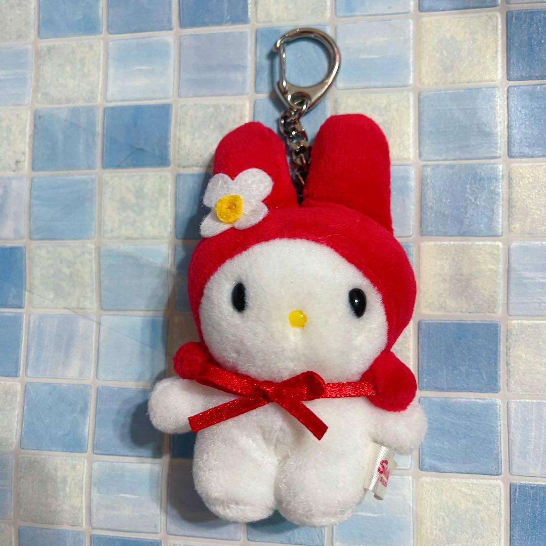 サンリオ マイメロディ キーホルダーマスコットぬいぐるみ レトロ 1997年製