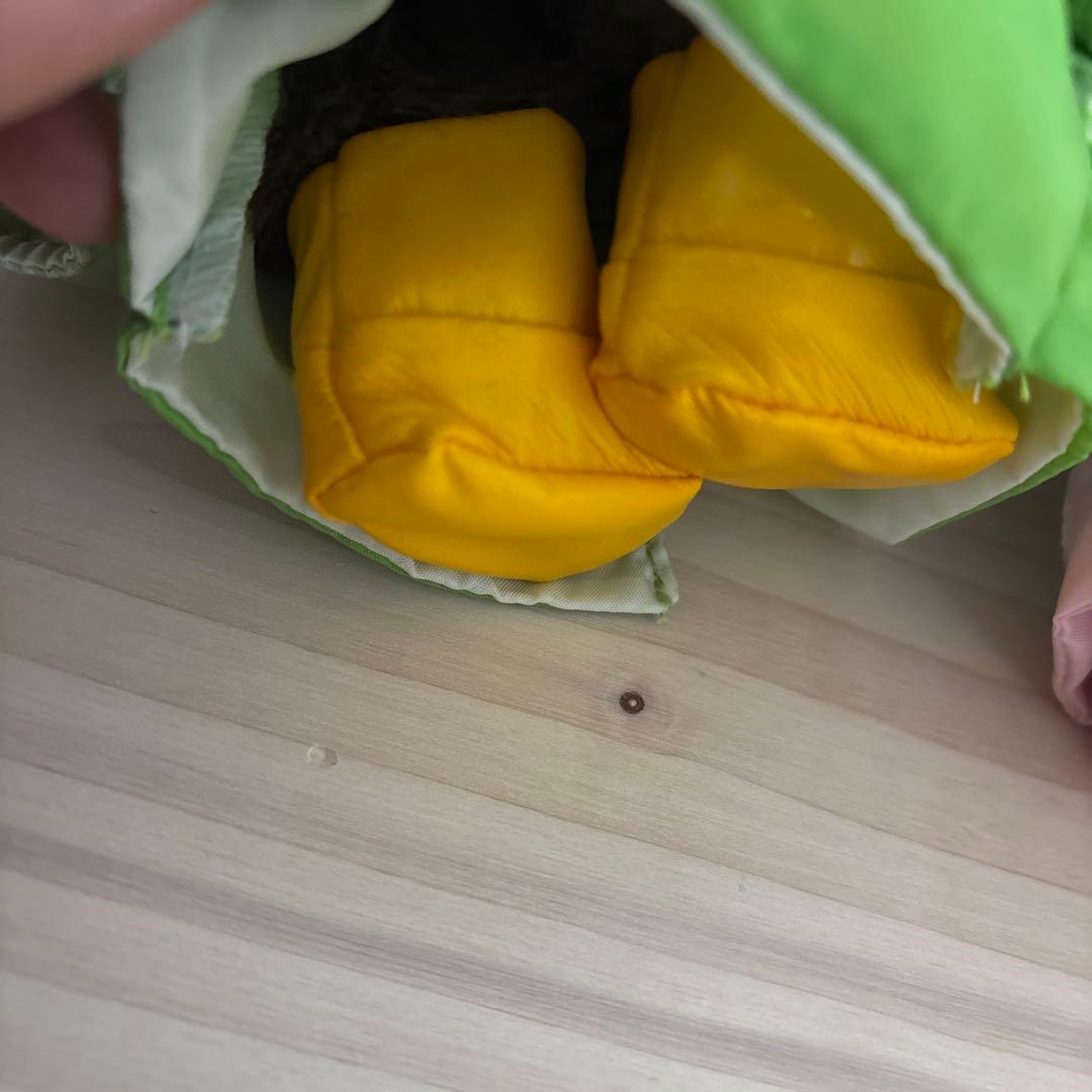 希少　雨の日のカッパを着たモンチッチ３点セット