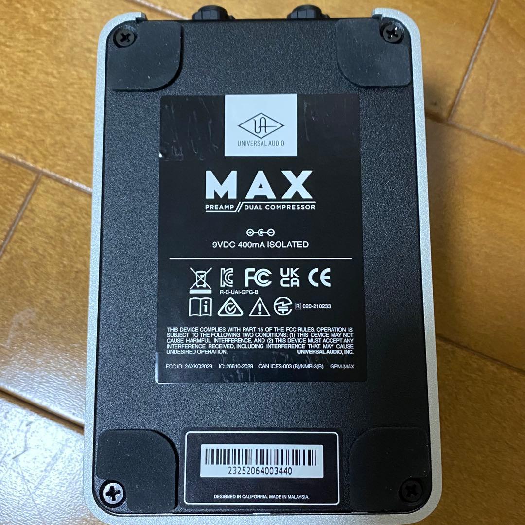 ギター UAFX MAX Preamp / Dual Compressor