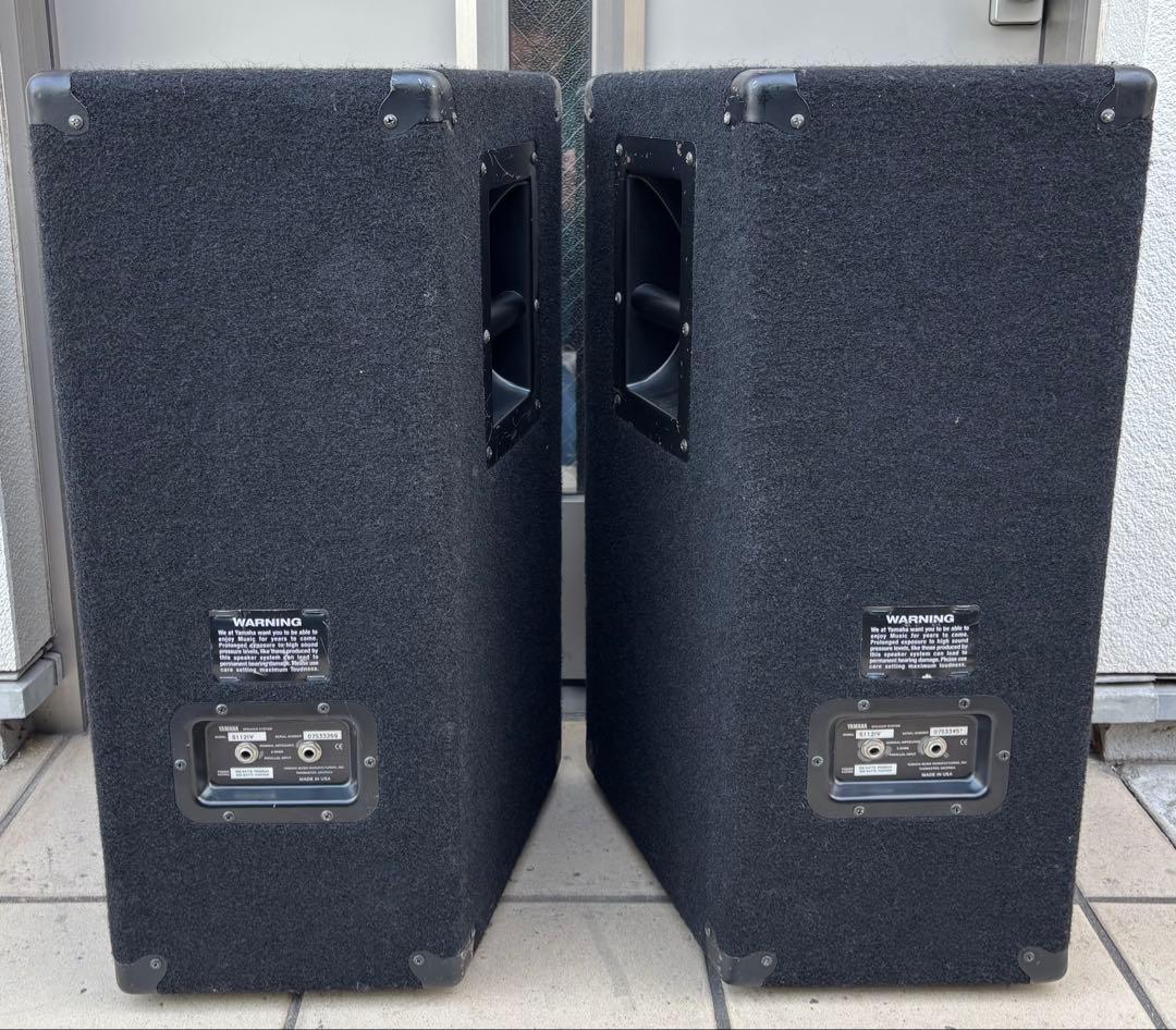 YAMAHA ステージメインスピーカー　S112V ②