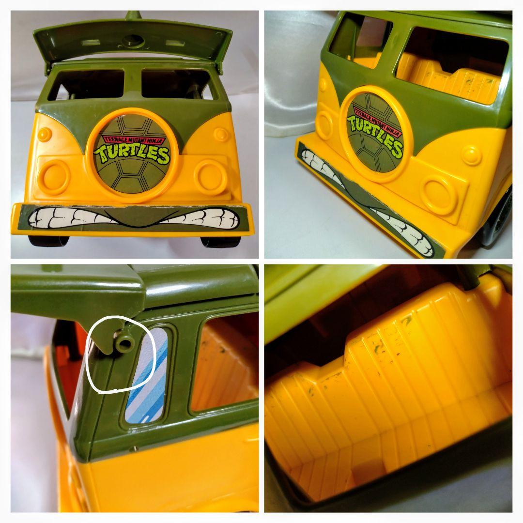 破損、欠品状態❌❌❌❌　ミュータントタートルズ　タートルワゴン・フィギュア