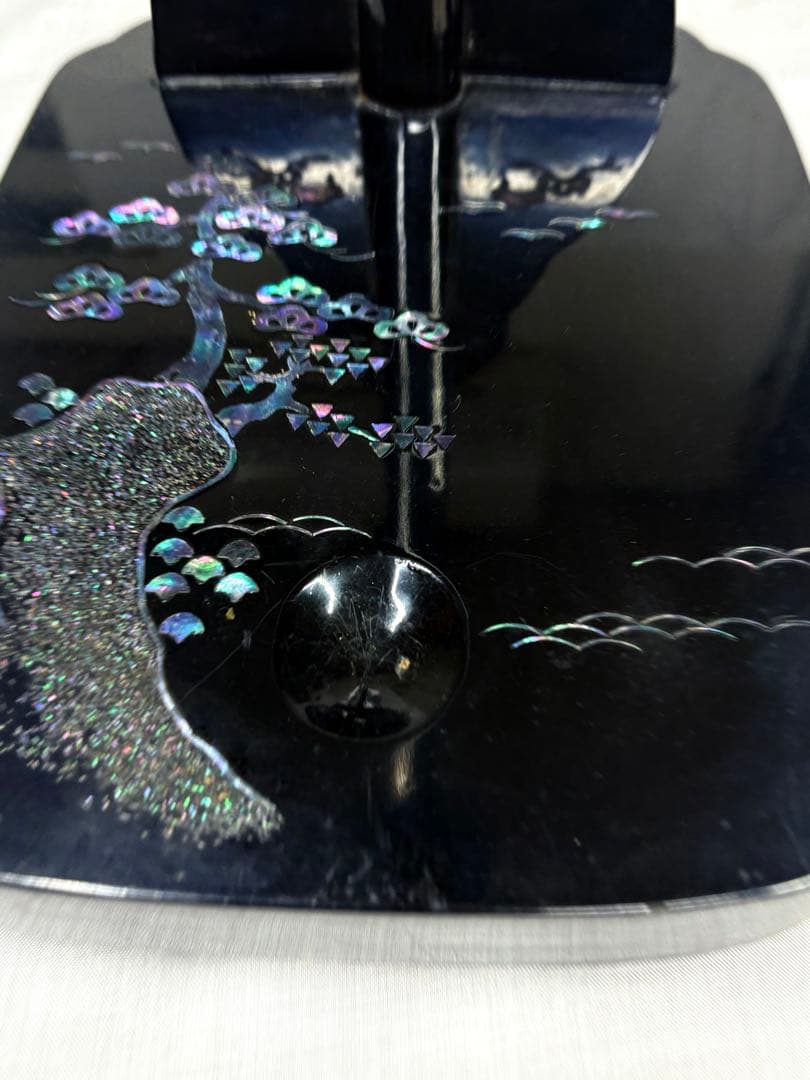 螺鈿　刀掛け 太刀掛け　武具　一本掛け　日本刀