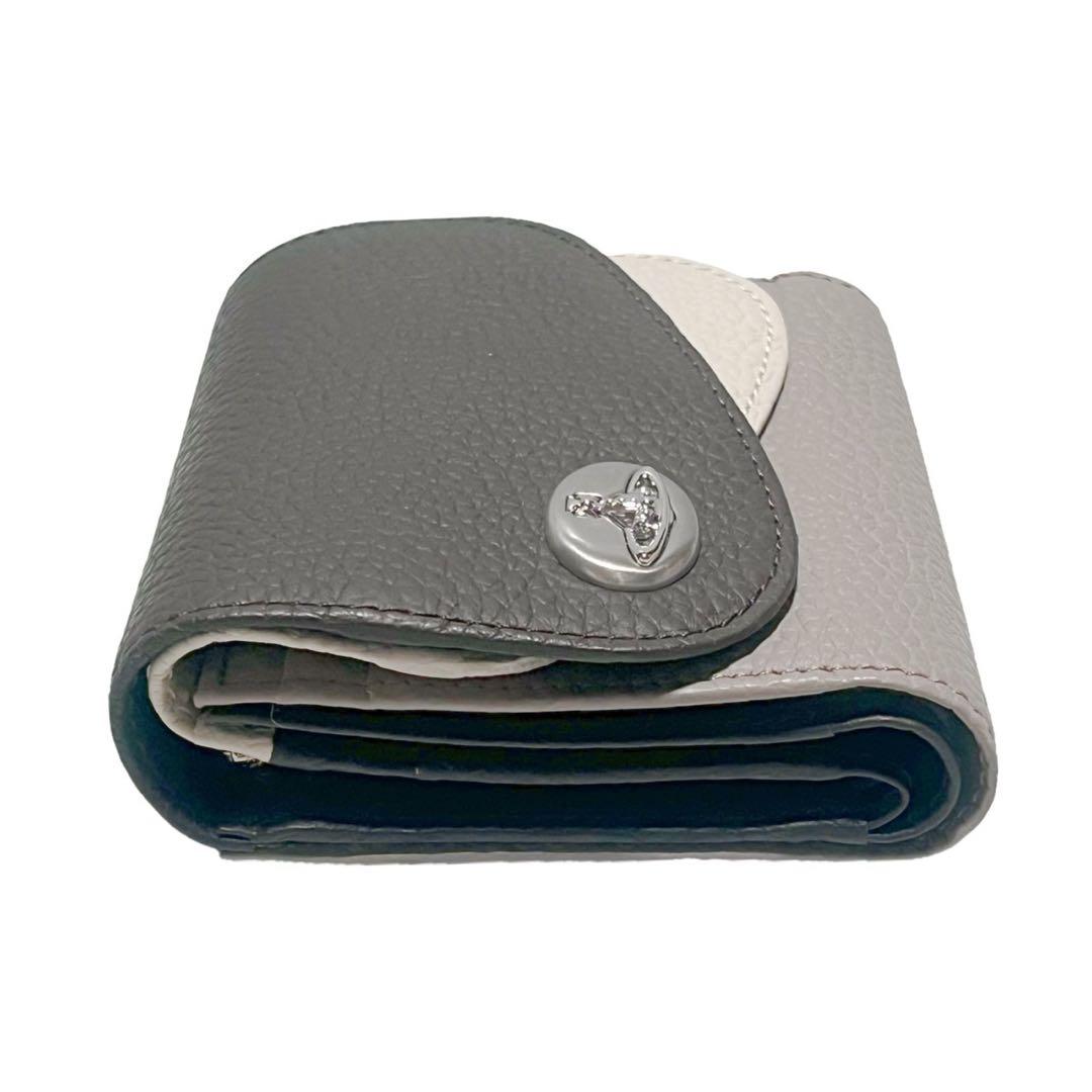 ヴィヴィアンウエストウッド ダブルフラップ 三つ折 二つ折 財布 レザー 本革