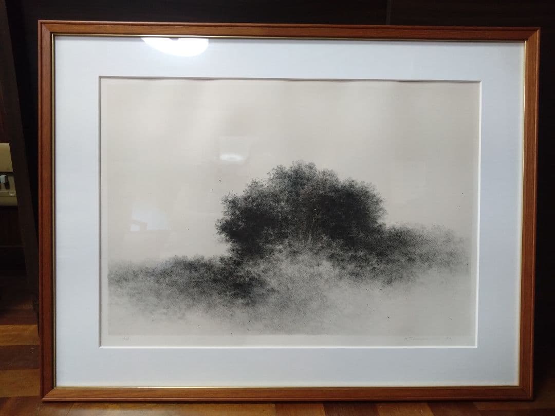 Maison FJ戸村茂樹 リトグラフ 樹景B 木製フレーム