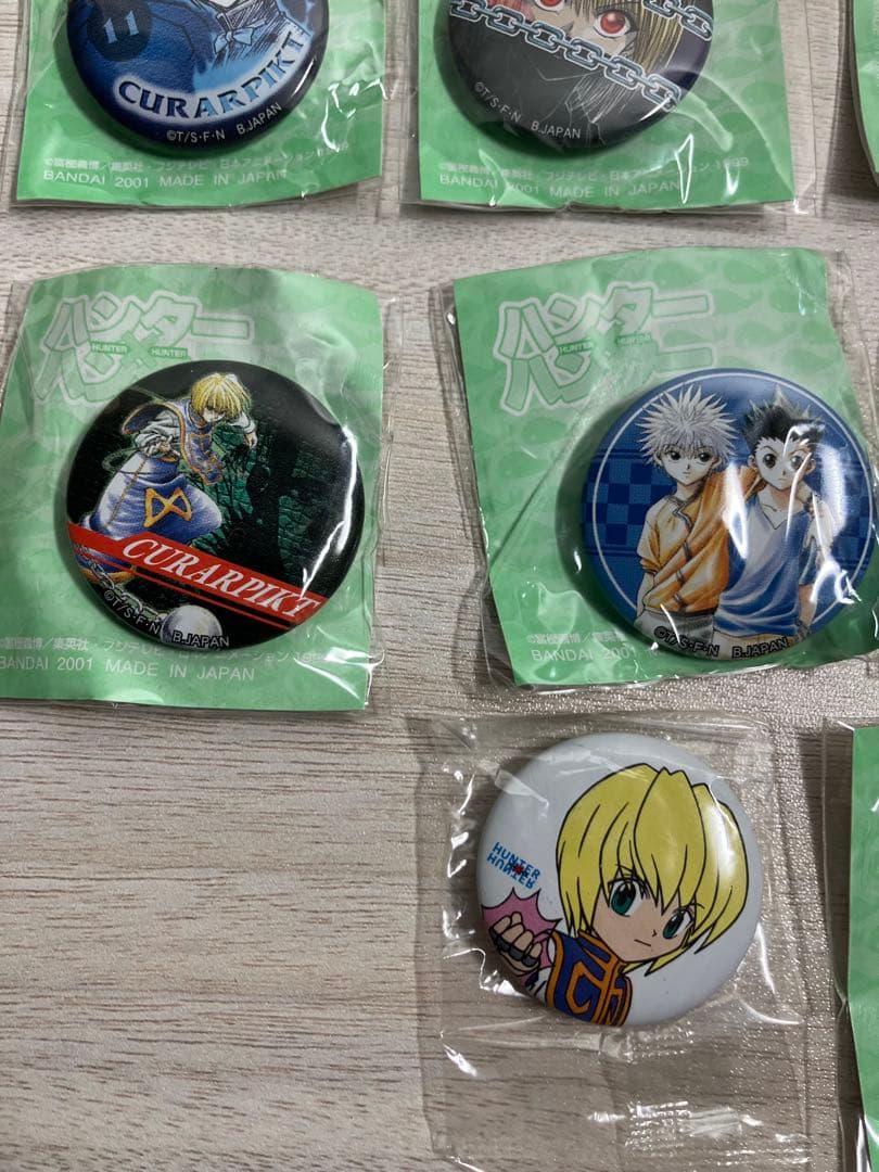 HUNTER×HUNTER ティンバッチ　旧アニメ　初代　クラピカ等　缶バッジ