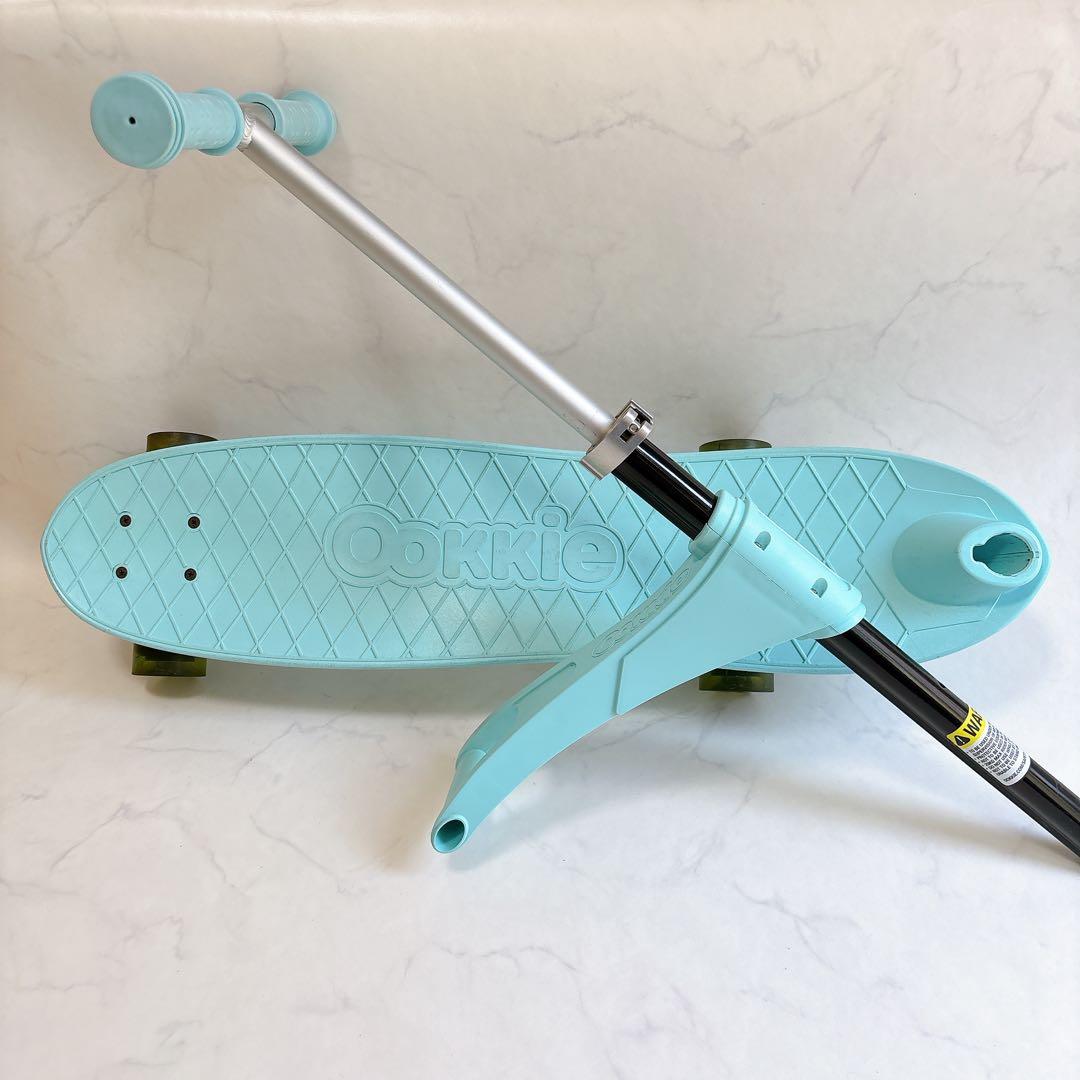 人気♡一歳から始められる　スケートボード　Ookkie オーキー　ブルー