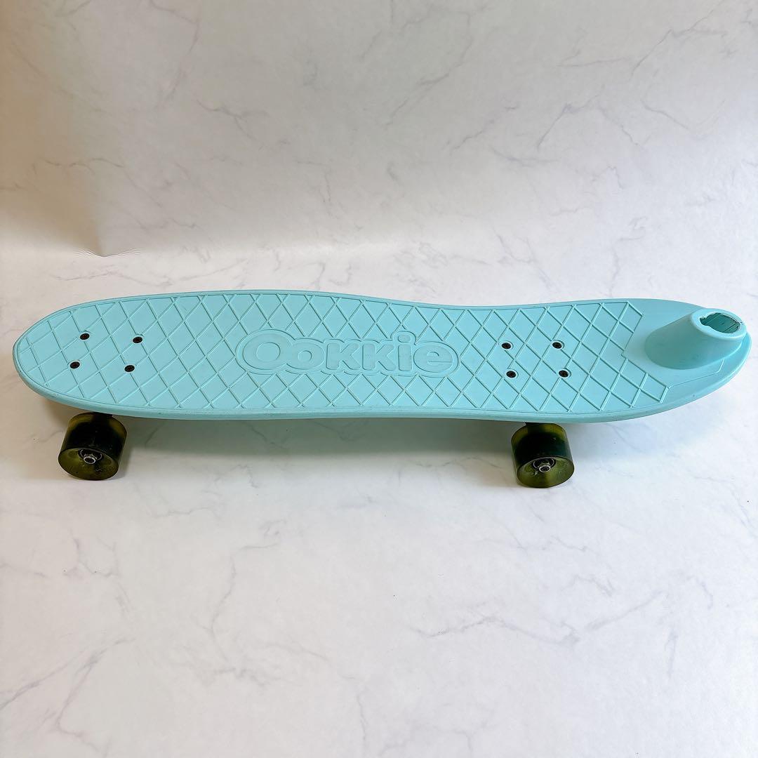 人気♡一歳から始められる　スケートボード　Ookkie オーキー　ブルー